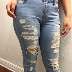 Distressed Jeans